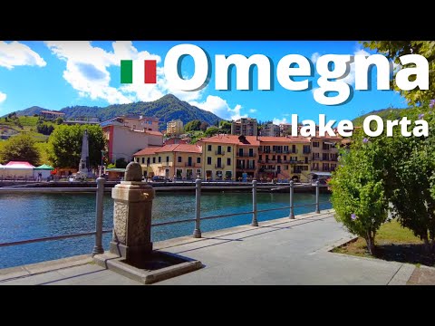 Omegna, Italy 4K Walking Tour | Summer Day at Lake Orta | Hidden Gem in Northern Italy