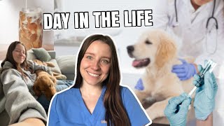 DAY IN THE LIFE OF A VETERINARIAN 🐶 weekend shift + setting up my betta fish tank 🐠