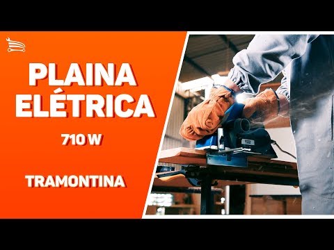 Plaina Elétrica 710 W  - Video