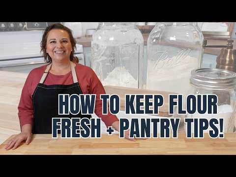 Pantry Essentials That Save Money + How to Store Flour So It Lasts Years