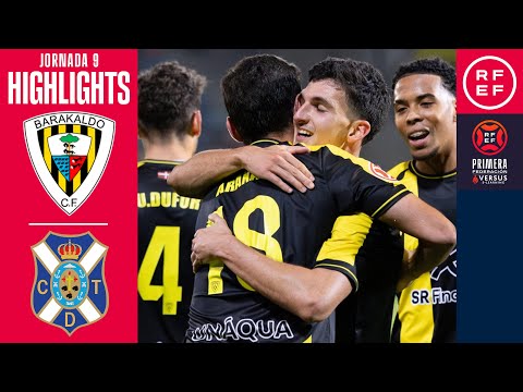 Resumen #PrimeraFederación | Barakaldo CF 2-0 CD Tenerife | Jornada 9 | Temporada 2025/2026