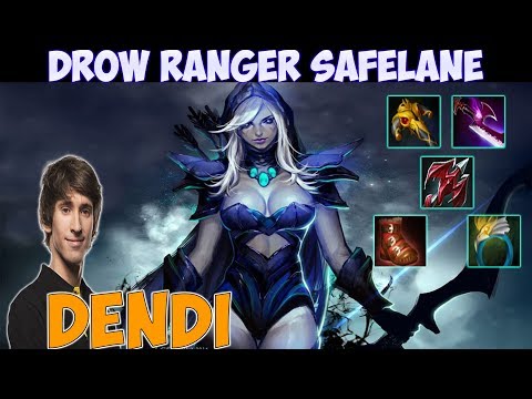 Dendi - Drow Ranger Safelane Team Secret vs Navi | MC Autumn Brawl