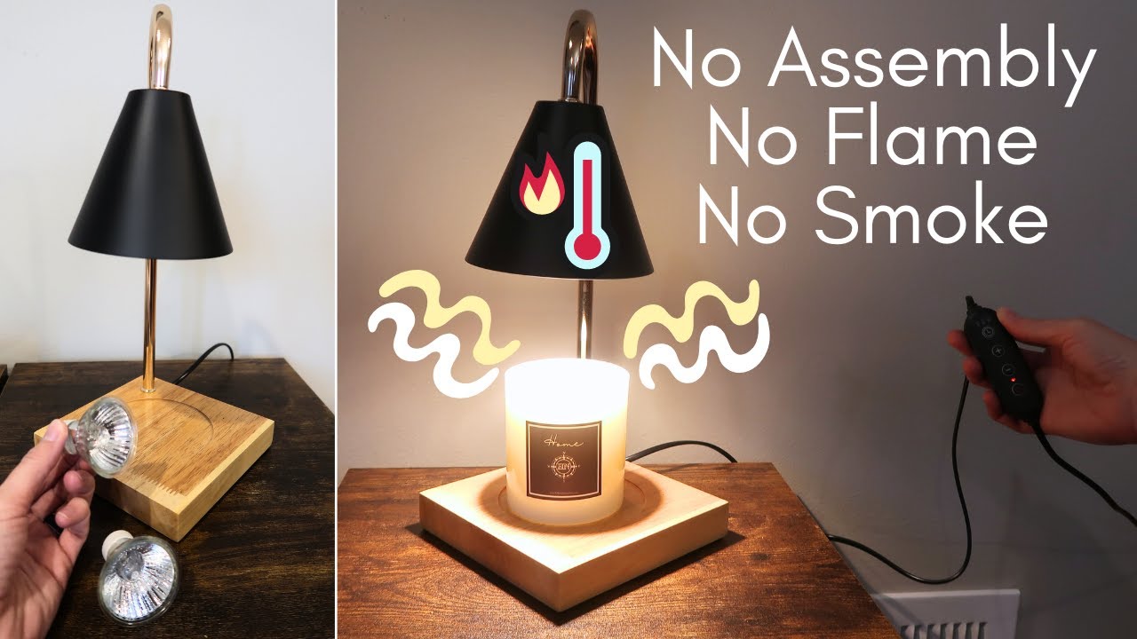 How to enjoy candles without flame or smoke | Candle Warmer Lamp Demo + Review