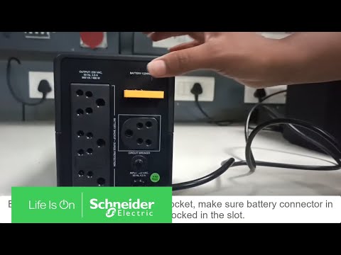 APC EASY UPS 900VA, 230V, AVR, IEC SOCKETS video