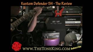Video thumbnail for Kustom Defender 5H Tube Amp Head - Review Demo - TTK Style! by The Tone King