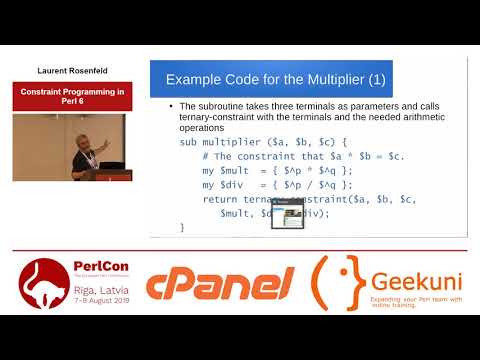 Laurent Rosenfeld. Constraint Programming in Perl 6