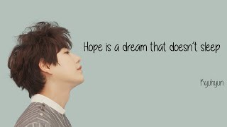 Download lagu Kyuhyun Hope is a dream that doesn't sleep Lyrics mp3