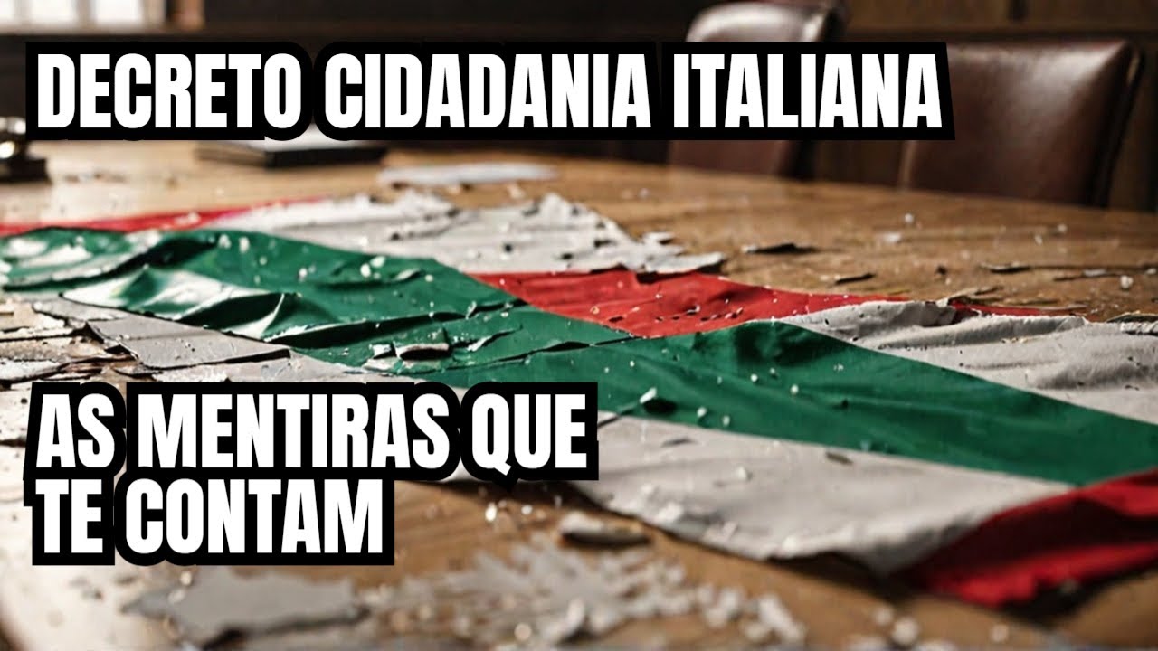 A Cidadania Italiana acabou? AS MENTIRAS QUE TE CONTAM #cidadaniaitaliana #decretolei #cidadania
