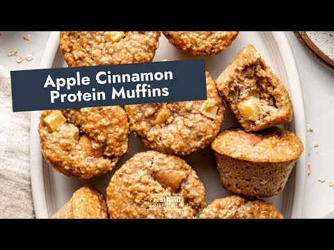 Apple Cinnamon Protein Muffins