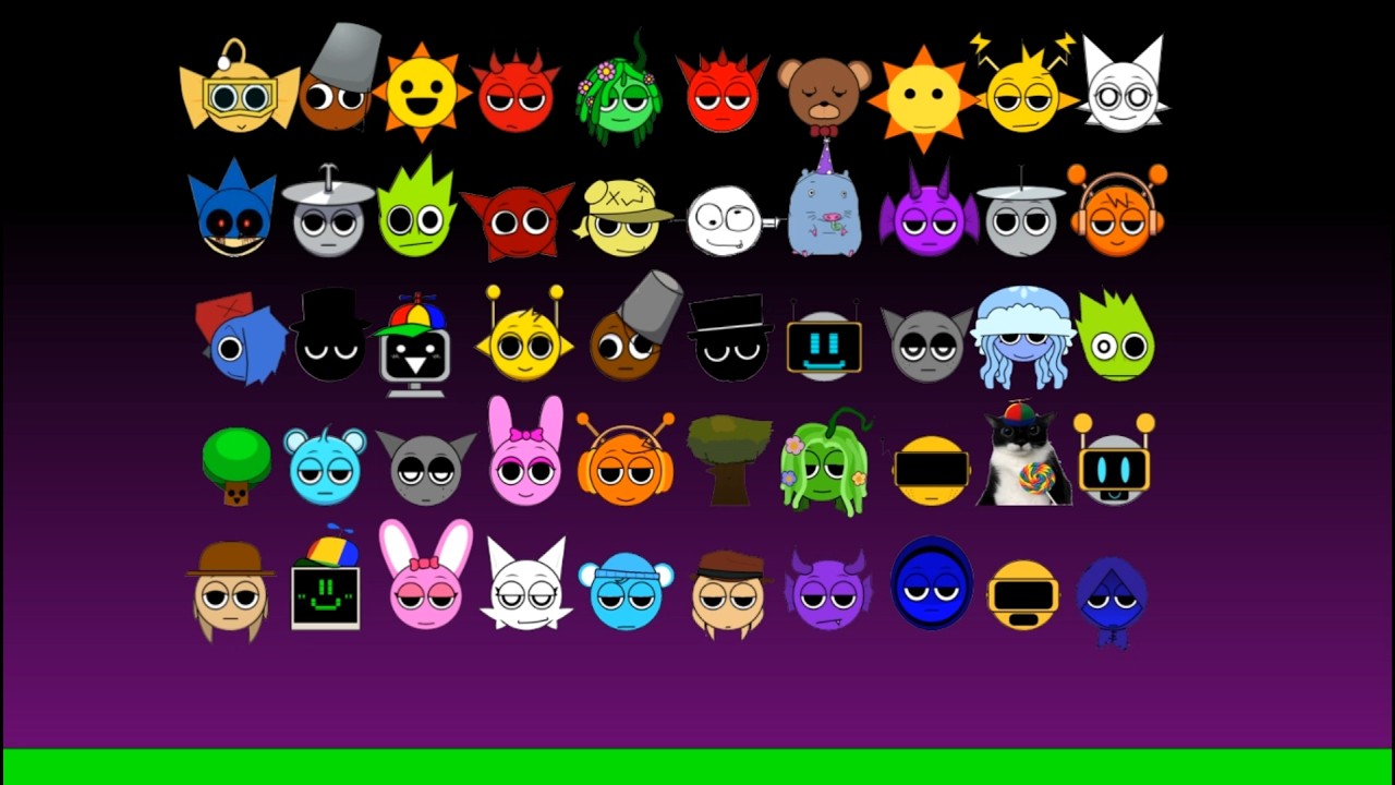 Sprunki Incredibox + Sprunki Retake Marble Race in Algodoo | Kitsune Marble