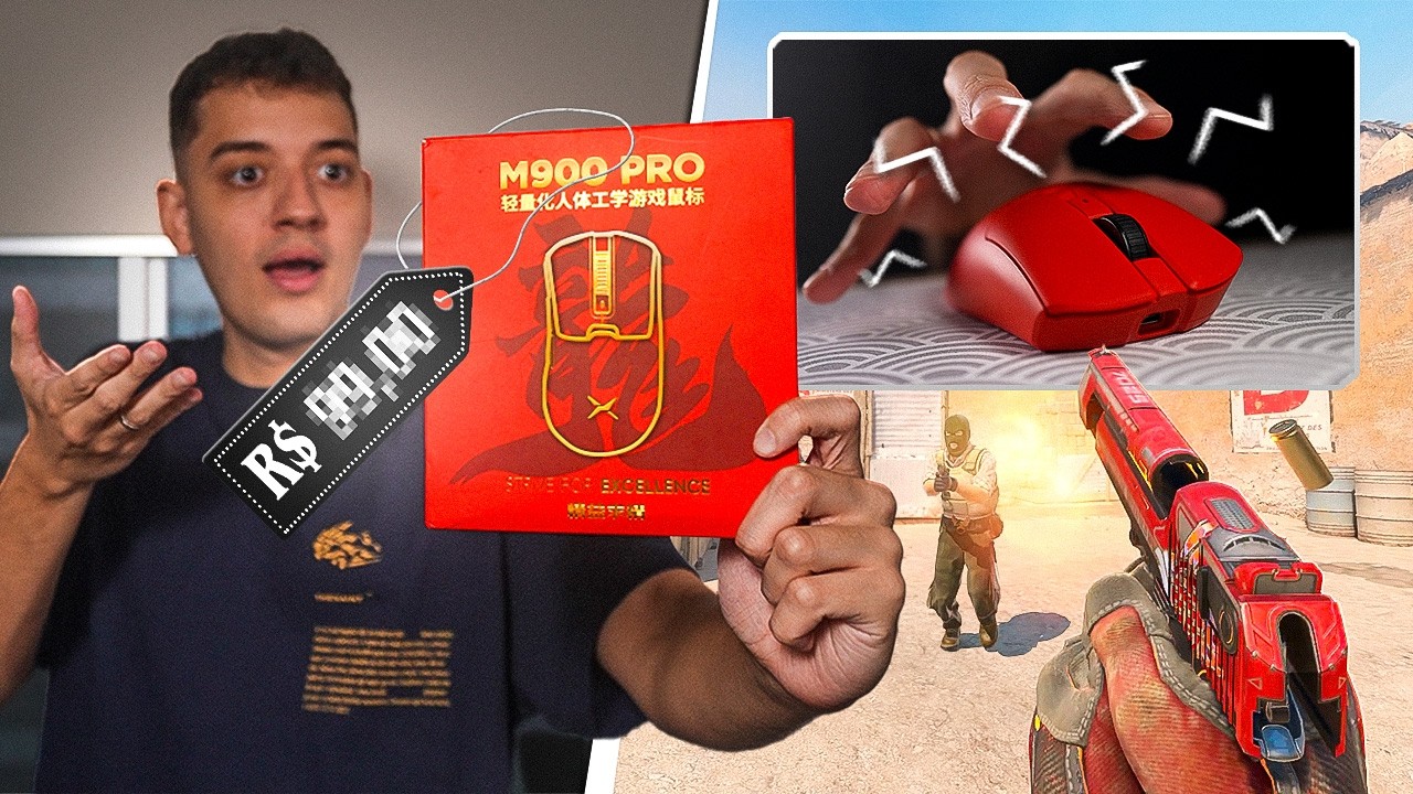 como ele é tão BARATO??? MOUSE de 8.000 HZ absurdo pra jogar (impossível não ficar surpreso)