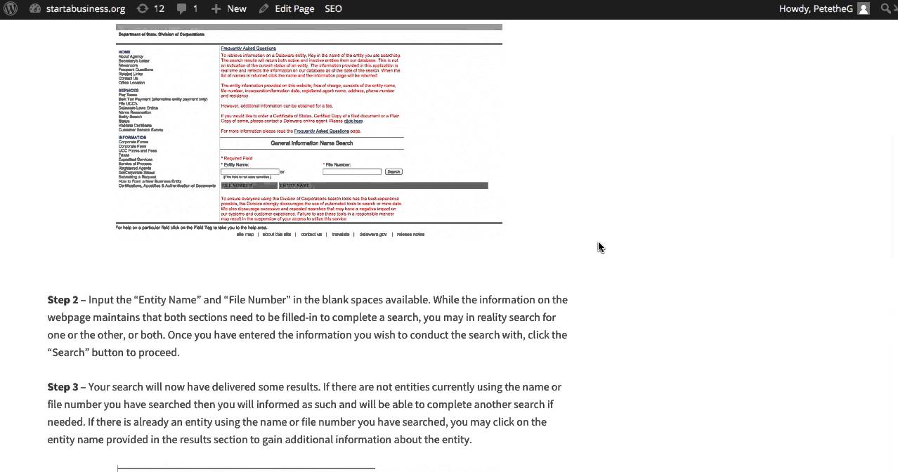 Delaware Business Entity Search | Corporation | LLC | Partnership