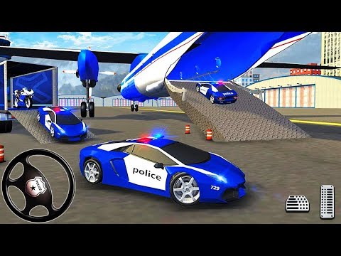 Police Plane Transporter - Transporting Cop Vehicles in Cargo Plane - Android Gameplay