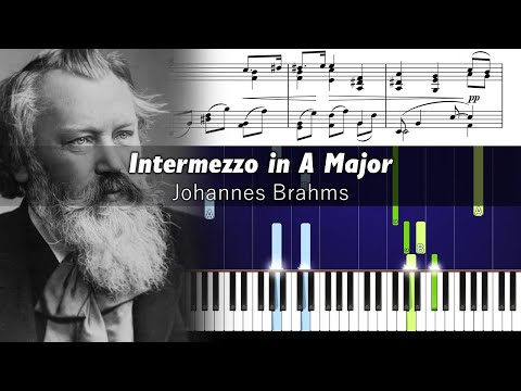 Brahms - Intermezzo Op. 118 No. 2 - Piano Tutorial with Sheet Music