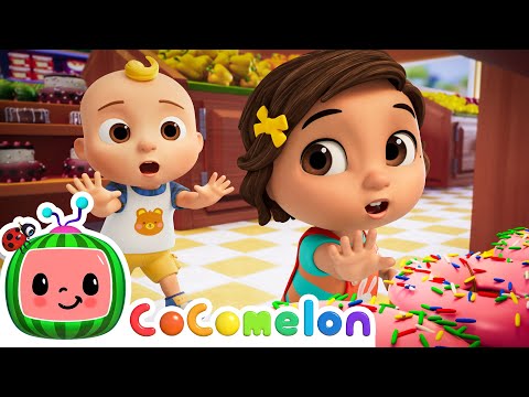 Grocery Store Freeze Dance Song! | Let's Move with CoComelon Nursery Rhymes & Kids Songs