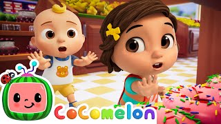 Grocery Store Freeze Dance Song! | Let's Move with CoComelon Nursery Rhymes & Kids Songs