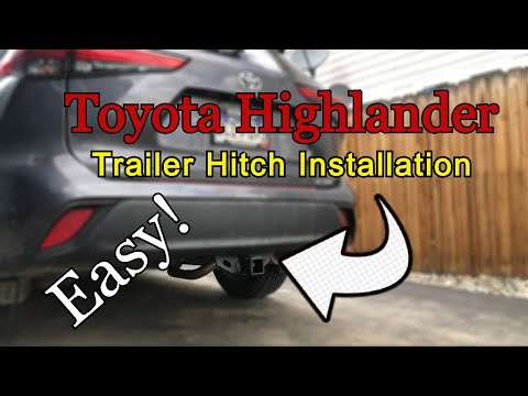 Toyota Highlander: Trailer Hitch Installation