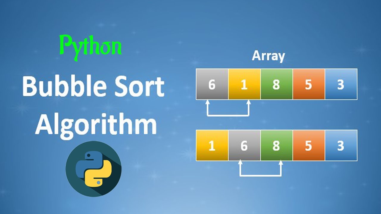 Bubble Sort Algorithm Tutorial Using Python in 4 minutes