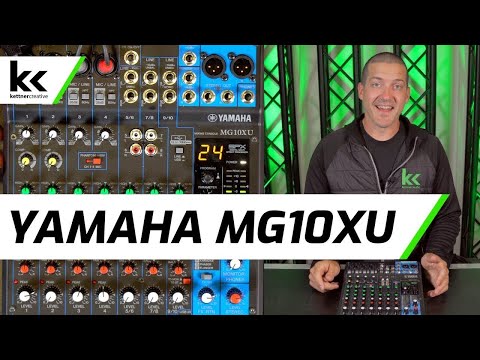 Yamaha mg10 mixing console, 6