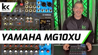 Video thumbnail for Yamaha MG10XU USB Audio Mixing Console | Setup & Review by Kettner Creative