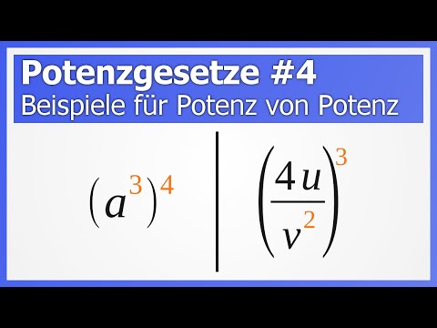 Potenzgesetze #4: Beispiele für Potenz einer Potenz | How to Mathe