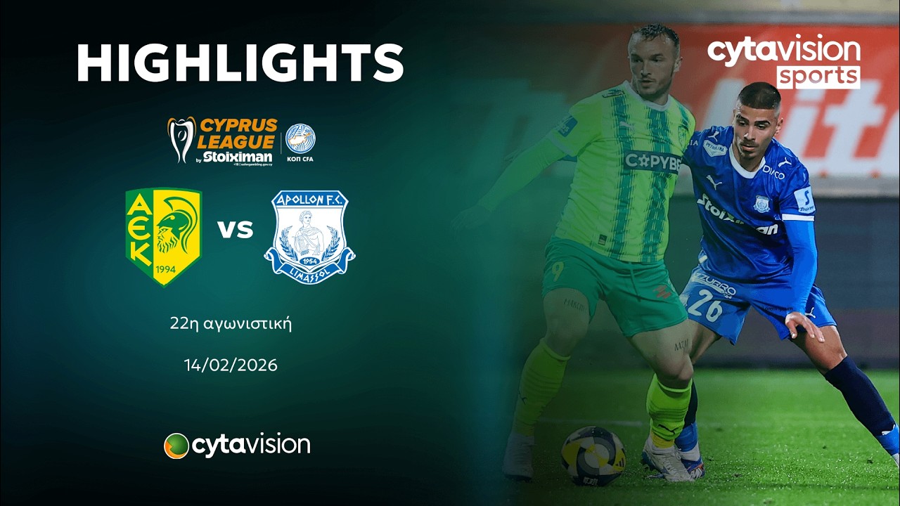 AEK Larnaca vs Apollon Limassol Highlights