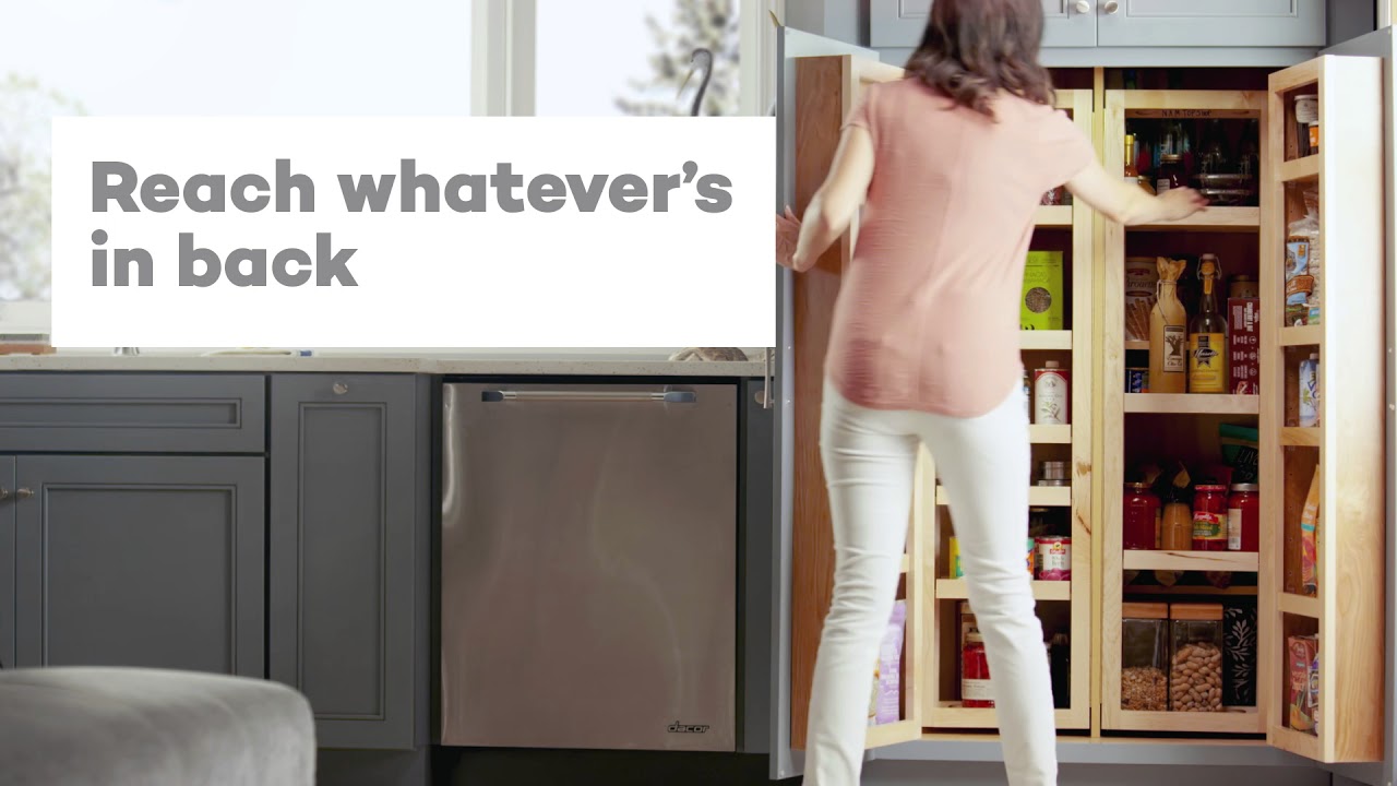 Multi-Storage Kitchen Pantry Cabinet with Swing-Out Shelves