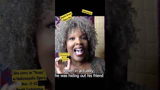 Diva Angela Brown explains Tosca in 51 seconds #shorts