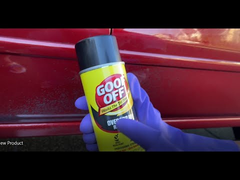 Goof Off Over Spray Remover- Quick & Easy Remove Wet Paint Off Vehicle-This Product Save my Day!