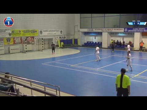 Futsal | Liga I: Muncitorul Reșița - Autobergamo Deva