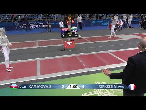 Budapest 2021 SWS - PL128 - Karimova AZE v Rifkiss FRA