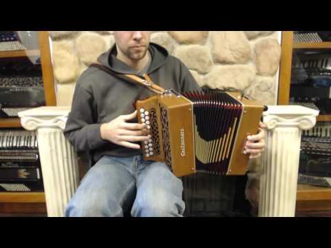 CASTSTUBCCW - NEW Cherry Castagnari Studio Diatonic Button Accordion BC MM 21 8 $2199