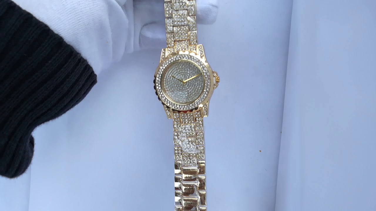 Watch RELOJ DORADO CON DIAMANTES PARA MUJER Now RELOJ DORADO CON DIAMANTES PARA MUJER