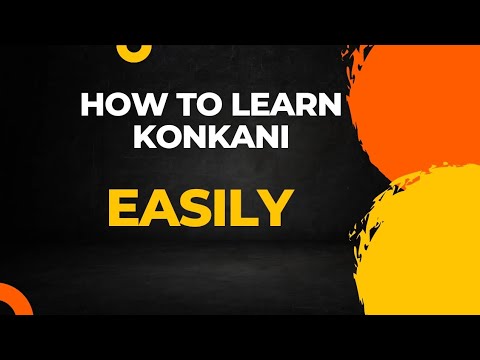 LEARN KONKANI SENTENCES.... LEARN TO SPEAK IN KONKANI LANGUAGE..