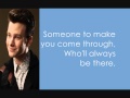 Glee - Being Alive lyrics 