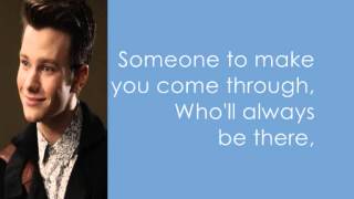 Glee - Being Alive lyrics