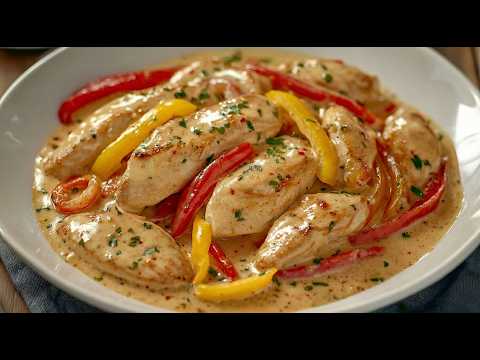❗️This creamy chicken recipe is so delicious! I learned this trick in an expensive restaurant!
