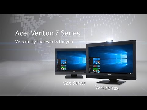 Acer Veriton VZ4860G 60,45 cm (23,8") All-in-One Intel Core i5-8400, 8GB RAM, 256GB SSD, Full-HD, Win 10 Pro video preview