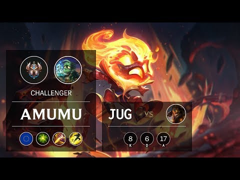 Amumu Jungle vs Jarvan IV - EUW Challenger Patch 9.19