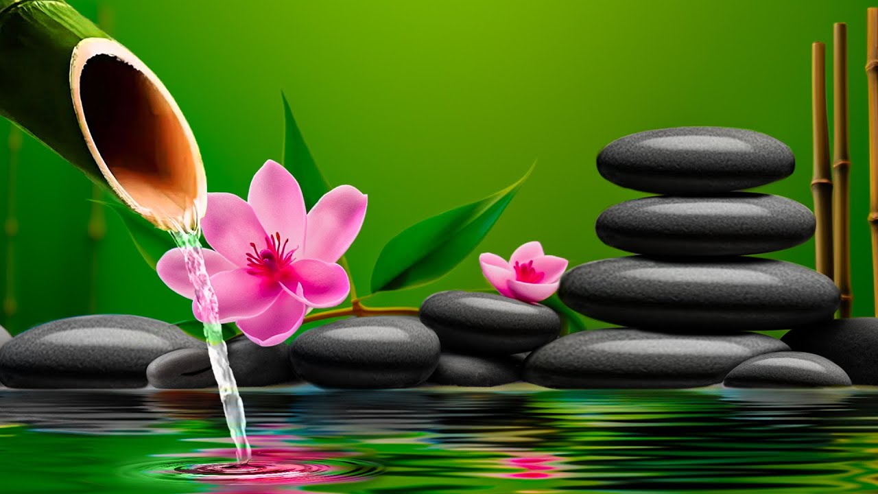 Relaxing Music to Relieve Stress, Anxiety and Depression 🌿 Heals The Mind, Water Sounds, Meditation