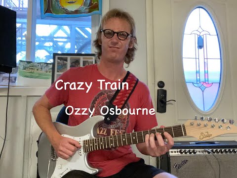 Crazy Train Guitar Lesson - Ozzy Osbourne - Intro, Verse, Chorus, Bridge and Riffs