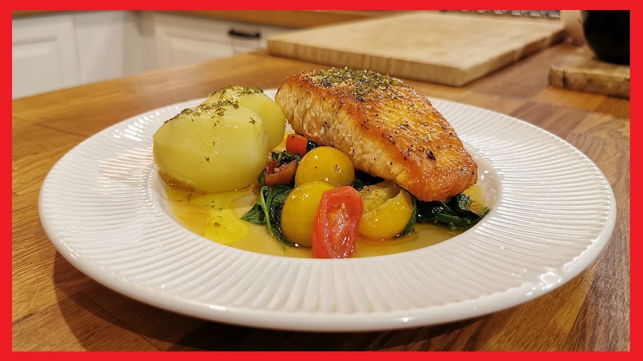 Somon cu Sos de Unt si Lamaie - Home Cooking - Florin Arvunescu