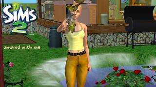 🌷🌱 Fall Asleep With Me | Spring Garden Speedbuild | Sims 2 Tiny House & Garden ASMR (No Commentary)