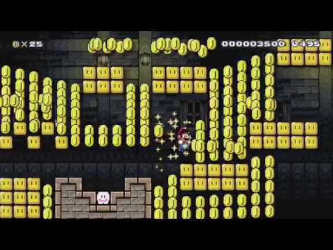 Auto P-Switch ~自動オン・オフPスイッチの館~ by ぽぴぺぷ - Super Mario Maker - No Commentary 1br