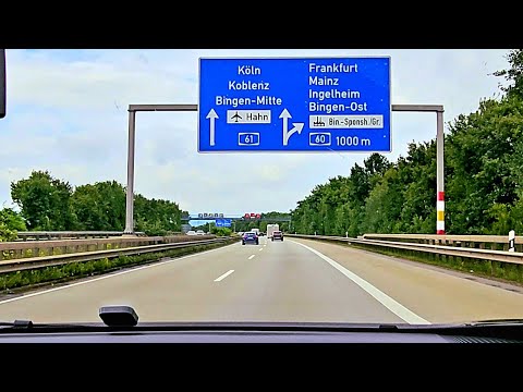 A true Autobahn experience‼️Smooth Drive on Autobahn A61 (E31)  The Traffic Flow on Highway-Motorway