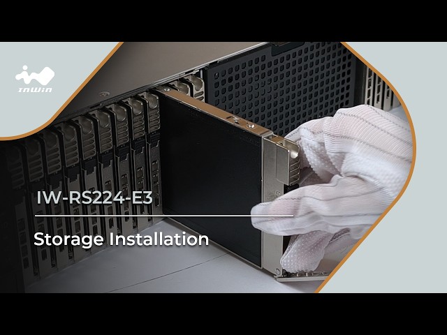 InWin IW-RS224-E3 Storage Installation