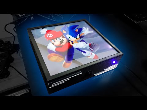 RETRO GAME NOSTAL P2600 COM 5389 JOGOS, FEITO COM PLACA DE COMPUTADOR.