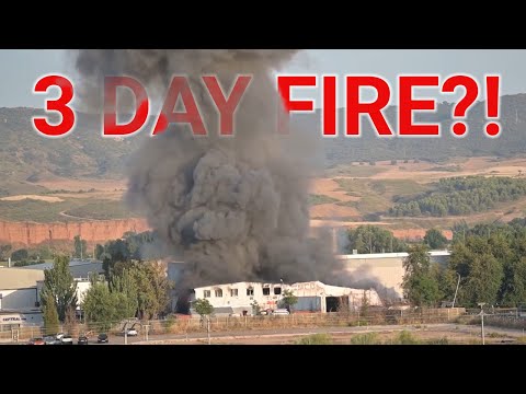 Massive Lithium-ion Battery Fire in Spain