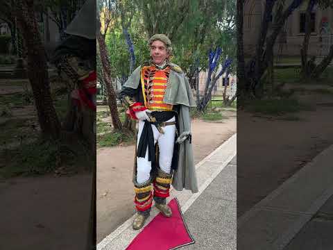 Un Francisco de Miranda apareció hoy en la Plaza Bolivar de Mérida #venezolanosenelexterior #vzla