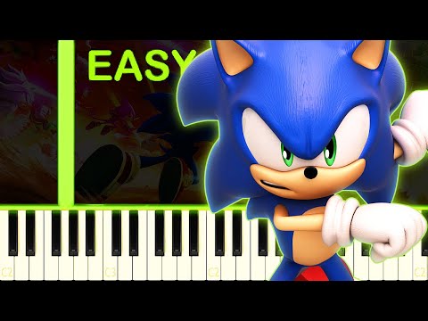 FADING WORLD | SONIC FORCES - EASY Piano Tutorial